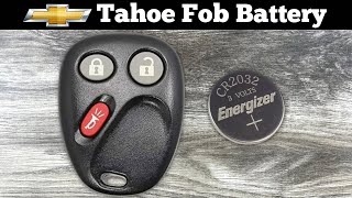 2003  2006 Chevy Tahoe Key Fob Battery Replacement  How To Replace Change LHJ011 Remote Batteries [upl. by Etam]