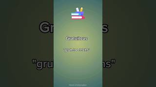 Pronunciation of quotGratuitous quotquiz informativevideos informativevideos [upl. by Tija]