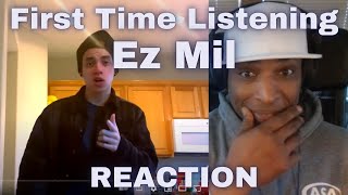 FIRST TIME LISTENING TO Ez Mil quotIDKquot REACTION [upl. by Doone]