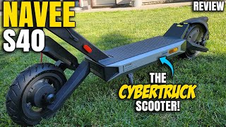 The CyberTruck Inspired Scooter  Navee S40 Electric Scooter Review [upl. by Karon]