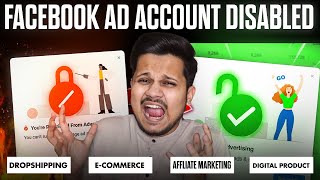 Facebook Ad Account Disabled Solution Dropshipping Ecommerce Affiliate Marketing Digital Product [upl. by Aivatan]