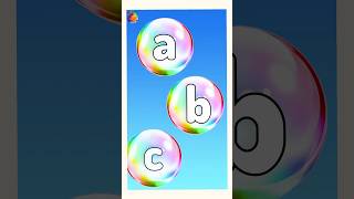 Abc song  learn ABCD with bubbles nurseryrhymes preschool [upl. by Capriola]