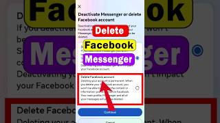 how to delete facebook messenger  delete fb messenger  delete facebook delete messenger fb id [upl. by Aytida]