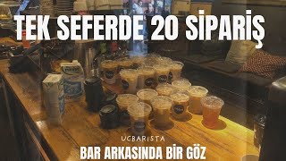 Barista Vlog l 1 Fiş 20 Sipariş [upl. by Liane527]