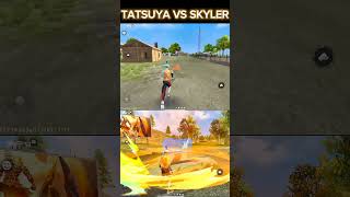 TATSUYA VS SKYLER character ability test 🥶 shortsfeed freefire viralvideo trending [upl. by Werda]