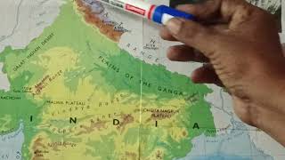 Indias physical features Indo gangetic plains important for DSC [upl. by Ellecrad]