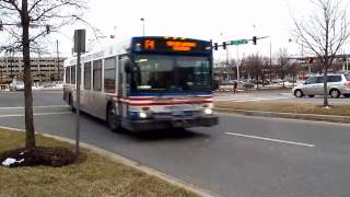 WMATA New Flyer DE40LF 6007 at New Carrollton Station screamer [upl. by Crosse]