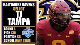 BALTIMORE RAVENS DRAFT TJ TAMPA INSTANT REACTION [upl. by Fleck432]