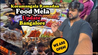 Koramangala Ramadan Food mela Update  Bangalore Street Food  Finally open  Fully Crowded  2024 [upl. by Cataldo]