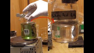 Distilling 98 Sulphuric Acid from Drain Cleaner [upl. by Pat]