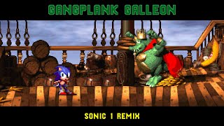 Donkey Kong Country  Gangplank Galleon Sonic 1 Remix [upl. by Meir585]