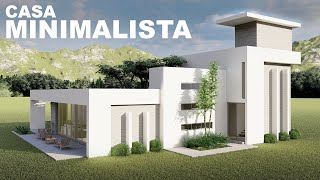 Casa Minimalista De 300 M2  Minimalist House Of 300 M2 [upl. by Atsillac]