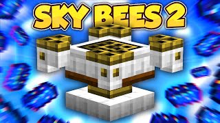 Minecraft Sky Bees 2  ASTRAL BEE CELESTIAL ALTAR amp BLOCKS OF STEEL 7 Modded Questing Skyblock [upl. by Aydan]