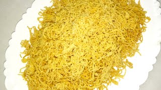 Nylon Sev  Nylon Sev Recipe  Crispy Besan Sev  Besan Sev Recipe  Chaat Sev Recipe  Barik Sev [upl. by Inalej]