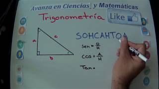 Trigonometría SOH CAH TOA Que es SOHCAHTOA [upl. by Anilatsyrc103]