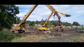 priestman VC20 VC15 classic excavator Cromford steam rally 2024 vintage plant demonstration [upl. by Yeniar]