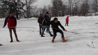 Snowsnakes at Great Lakes Cultural Camps  Indigenous Student Leadership Program [upl. by Ailegave]