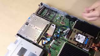 Lenovo ThinkSystem SR630 V3 removing a rear 25inch drive backplane [upl. by Sirred]