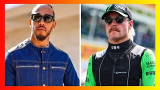 Lewis Hamilton responds to news Valtteri Bottas F1 career is all but over [upl. by Aliahkim78]