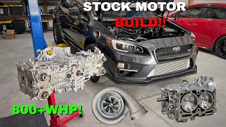 Putting a STOCK OEM SUBARU EJ257 LONGBLOCK in my 1100whp STI [upl. by Eiboj]