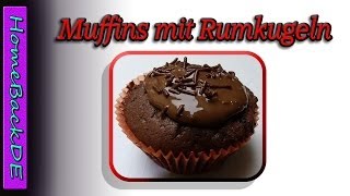 Muffins  Muffin Rumkugeln Rezepte  Backanleitung von HomeBackDE [upl. by Sonnnie]