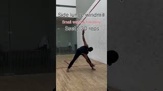 Side lunge windmill motivation weightloss youtubeshorts [upl. by Jephum]