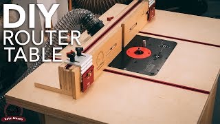 DIY Router Table Build FREE PLANS [upl. by Ruhl]