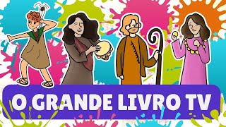 MARATONA DE DESENHOS HISTÓRIAS DA BÍBLIA PARA CRIANÇAS AO VIVO O Grande Livro TV [upl. by Uuge]