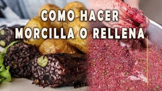 Como hacer Morcillas o Rellenas  Tradicional y artesanal en familia  Cocina Colombia TVdigital [upl. by Orianna]