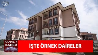 İşte Sosyal Konuttaki Örnek Daireler [upl. by Anaerdna]