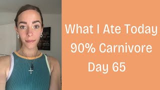 What I Eat In A Day Day 65 of 90 Carnivore [upl. by Ellenaej481]