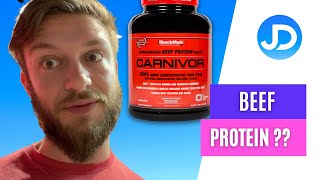 Musclemeds Carnivor Beef Protein Isolate Powder Review [upl. by Montagu734]