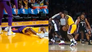 Lance Stephenson shocks the Lakers bench after breaks Jeff Greens ankles with epic crossover [upl. by Massimiliano]