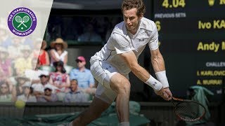 Andy Murray lobs Ivo Karlovic six times in one match [upl. by Nnahteb]