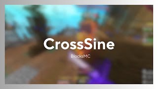 Hacking on BlocksMC with CrossSine Beta  Free Client amp Config [upl. by Carnay]