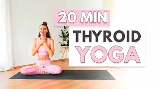 20 MIN THYROID YOGA  Yoga Flow For Hypothyroidism [upl. by Bascio]