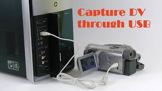 How to transfer video from a MiniDV camcorder to a computer via USB [upl. by Gaulin]