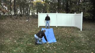 A better way to fold a tarp [upl. by Punke]