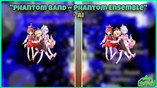 “Phantom Band  Phantom Ensemble” except AI continues the song touhou [upl. by Okiman]