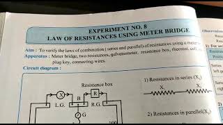 law of resistance using meter bridge 12th CBSE board [upl. by Lienahs239]