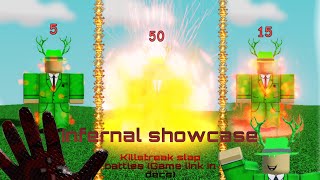 Infernal showcase  KILLSTREAK🎯 Slap Battles [upl. by Valorie498]