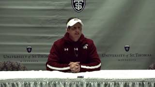 112616 NCAA Division III Football Playoffs Press Conference  Coe [upl. by Tersina]