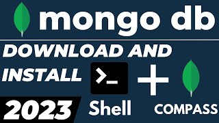 How to install Mongodb 603 latest version on Windows 10 2024 with mongodb shell and compass [upl. by Naid]