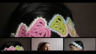 Cordontiaradiademavincha en crochet punto fantasia [upl. by Qiratla533]