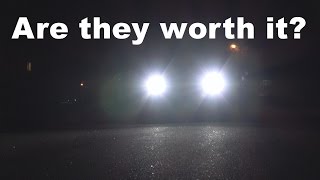 Are LED Headlights worth it  AUX Beam Review [upl. by Aznofla]