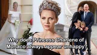 Why does Princess Charlene of Monaco always appear unhappy [upl. by Nudnarb]