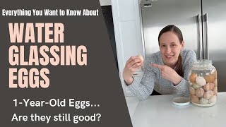 How to WATER GLASS EGGS PRESERVE YOUR EGGS FOR WINTER by water glassing [upl. by Casper672]