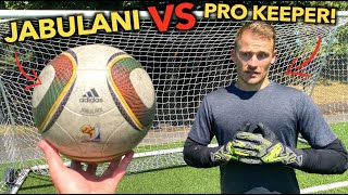 Pro Keeper Faces 100 Shots from a Jabulani and Let in  Goals [upl. by Alveta]