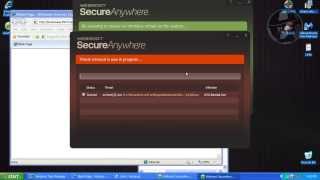 Webroot SecureAnywhere 80417 Default settings  Test with more links [upl. by Leanor397]