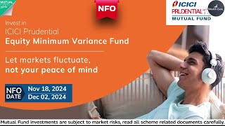 ICICI Prudential Equity Minimum Variance Fund  NFO Review  Wealth Guru [upl. by Whitcomb]